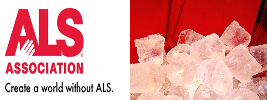 ALS Association logo with ice